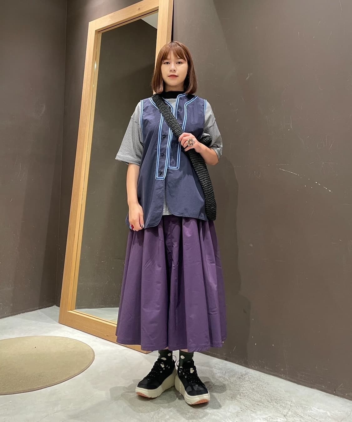 BEAMS BOY 24SS Baseball Sleeveless Shirt 상품이미지9
