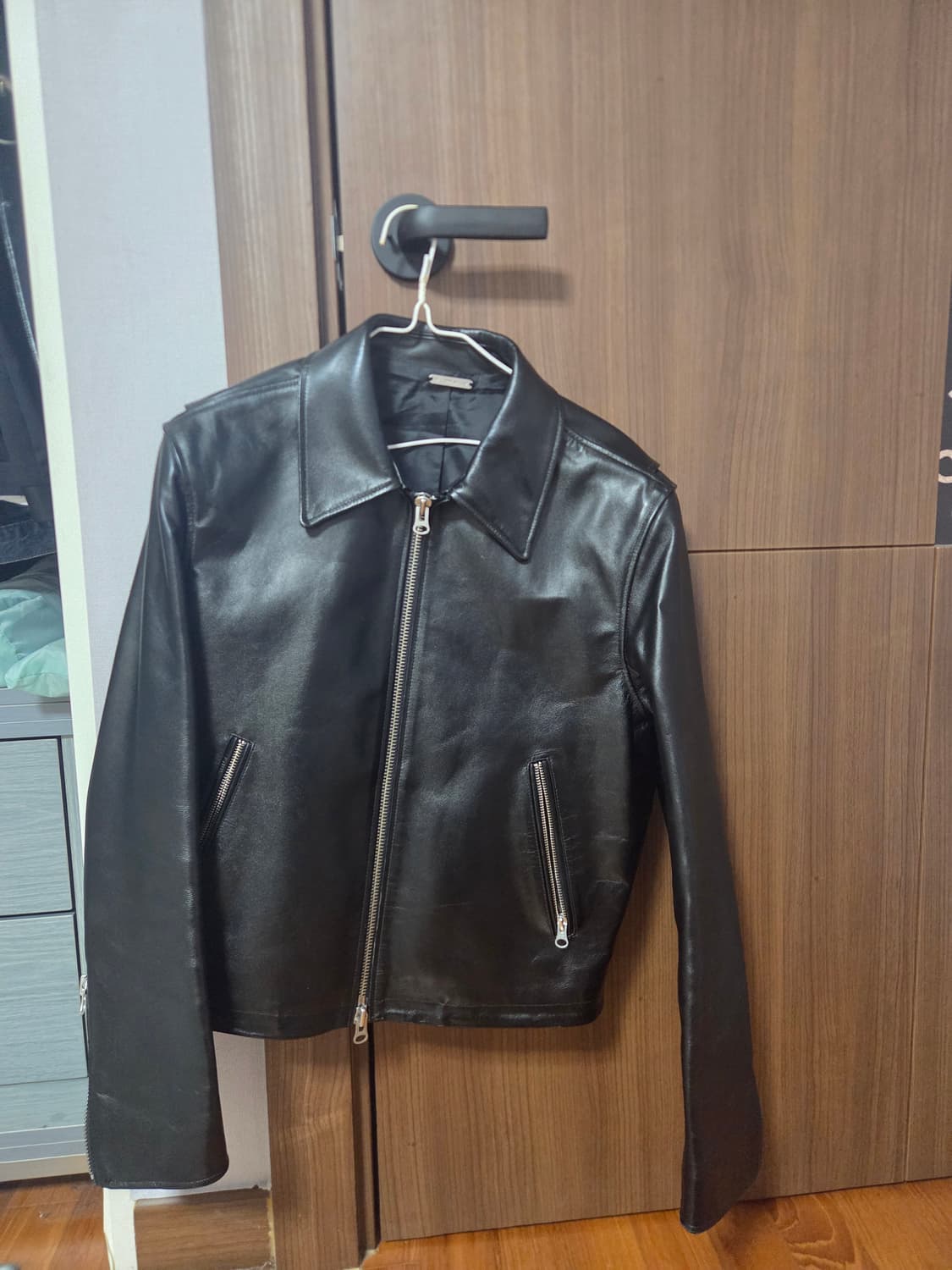 토니웩 카프 레더 블루종 자켓 M 상품이미지1