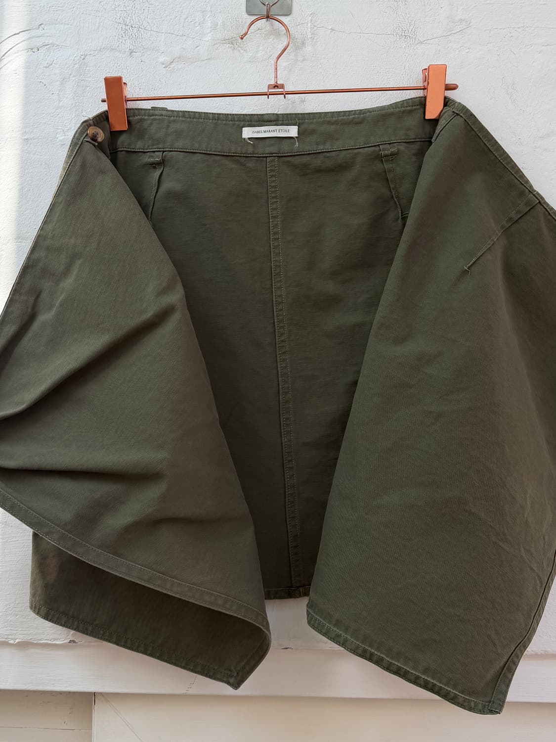 Isabel marant 카키 미니 랩 스커트 상품이미지6