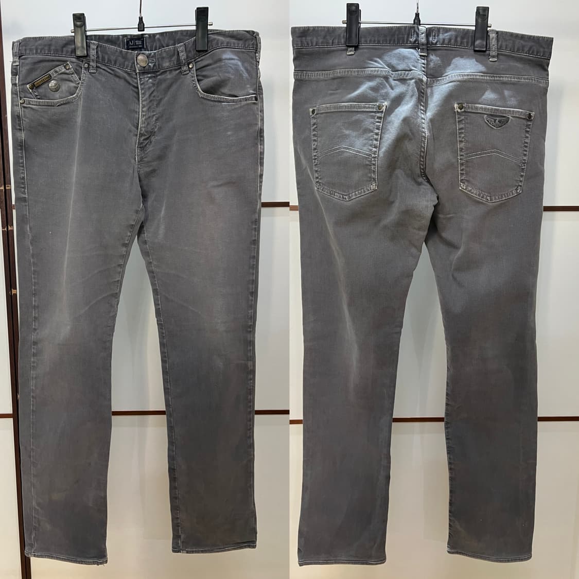 Armani jeans(아르마니 진) 슬림핏 청바지 2개 상품이미지4