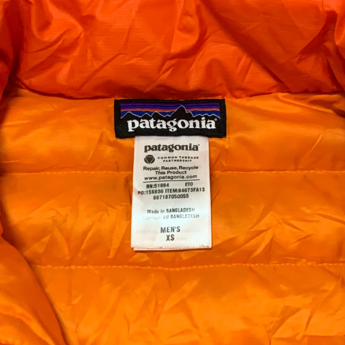 Patagonia 경량 패딩 (xs) 상품이미지5