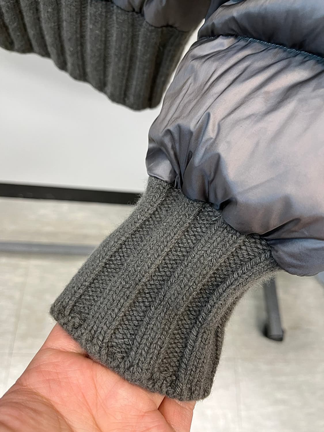 95-100) 에르노 다운 버튼 가디건  상품이미지4