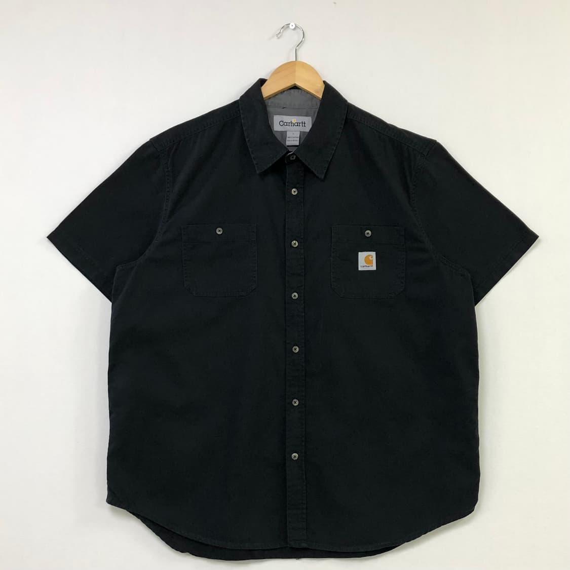 XL 칼하트 블랙 워크 셔츠 상품이미지2
