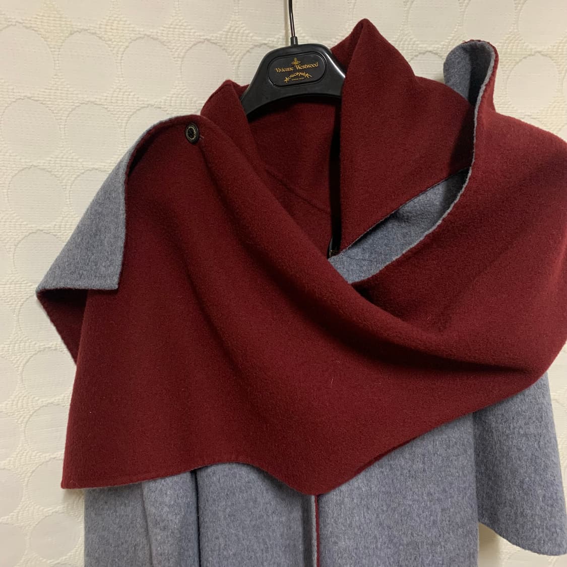 vivienne westwood 머플러 일체형 울·캐시미어 코트  상품이미지6