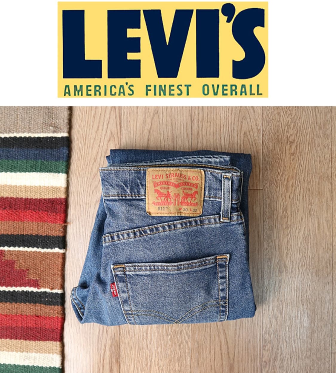 LEVIS 리바이스 511 슬림핏 데님 30 상품이미지1