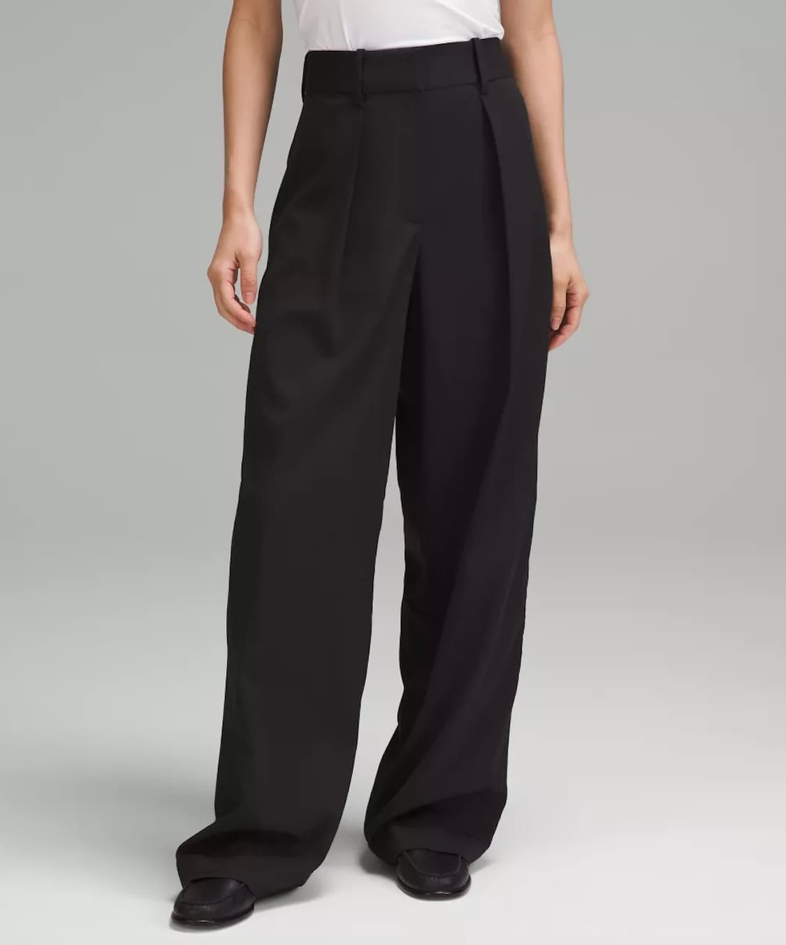 룰루레몬 모달 블렌드 하이라이즈 플리티드 트라우저 슬랙스 상품이미지1