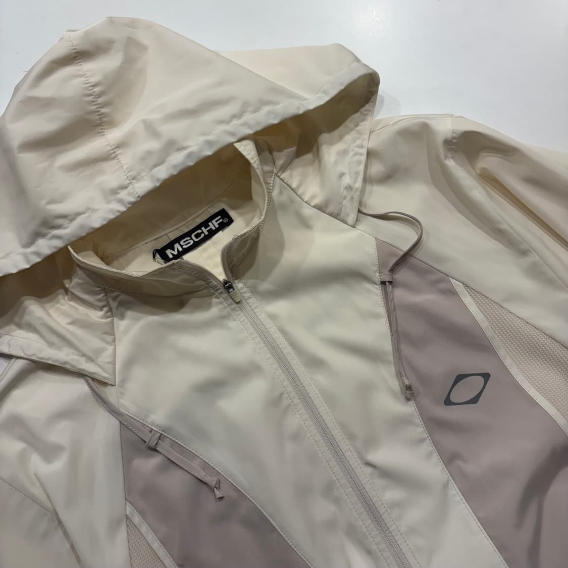 [M] 미스치프 FW 컬러블록 윈드브레이커 아이보리 D822 상품이미지3