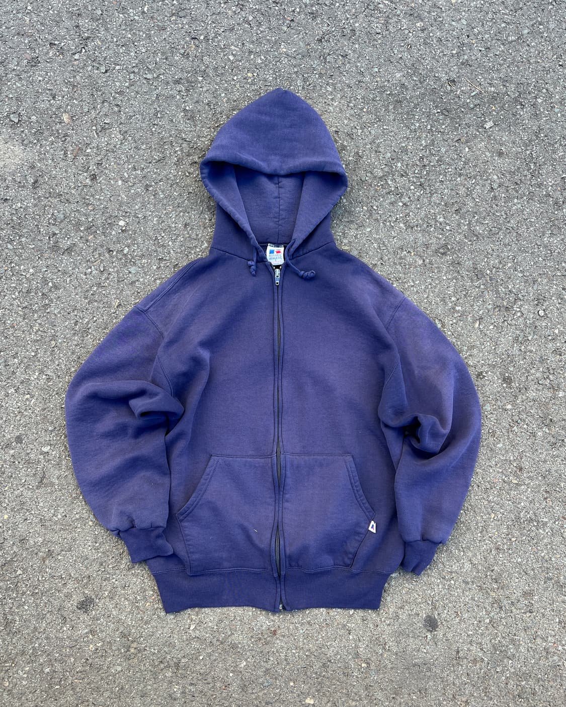 [L] 90s 미제 러셀 후드집업 네이비 상품이미지1
