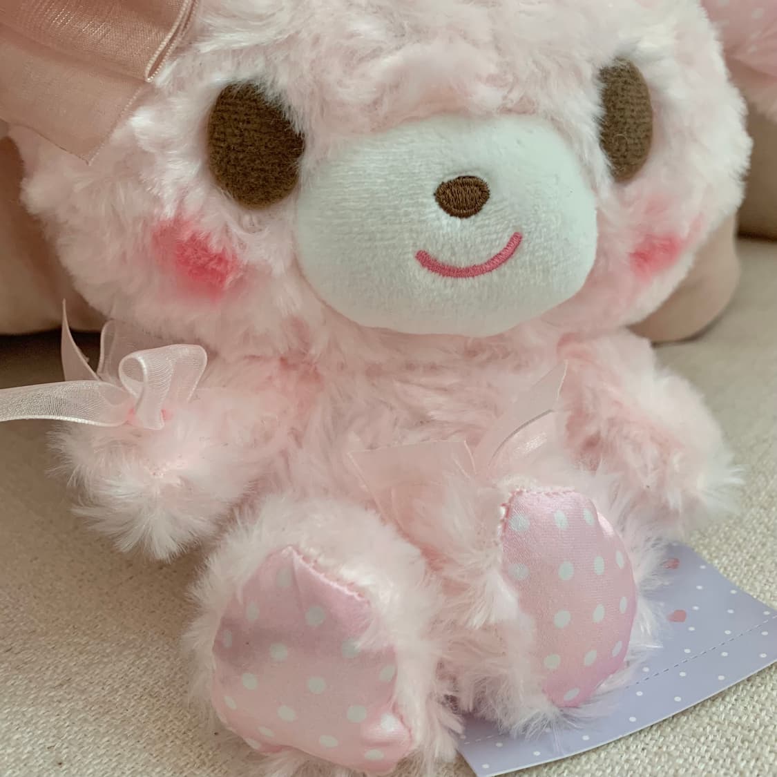 단순개봉 새상품 정품 산리오 헤이세이 봉봉 리본 마스코트 누이 인형 갸루 상품이미지4