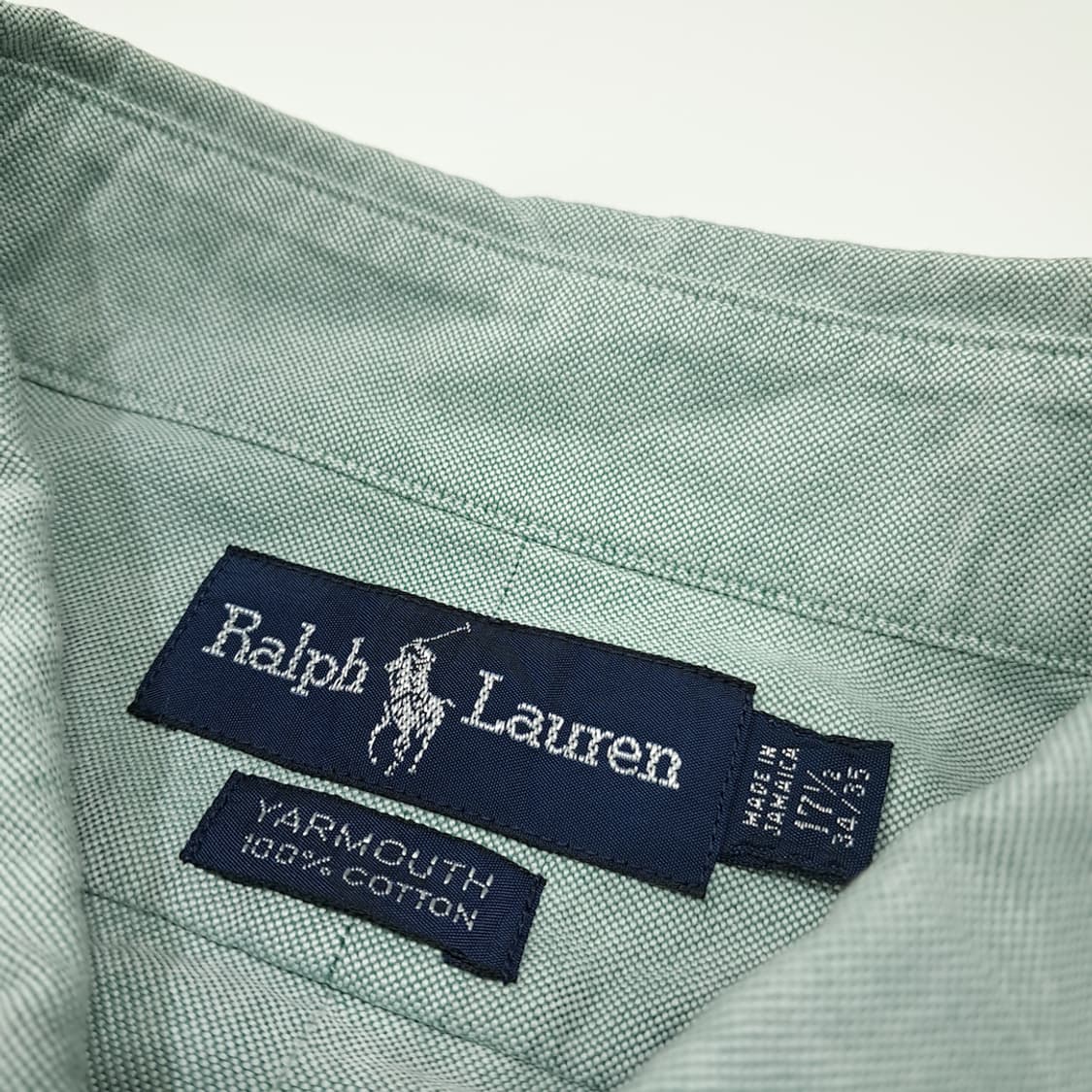 CL794 2XL 폴로 90s 핀포인트 세이지그린 셔츠 남방 상품이미지3