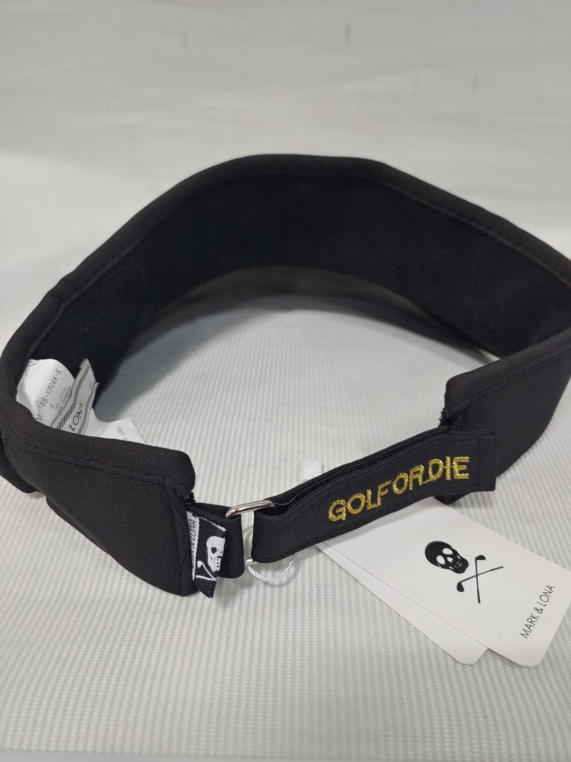 새상품 마크앤로나 블랙 썬캡 골프 모자 상품이미지3