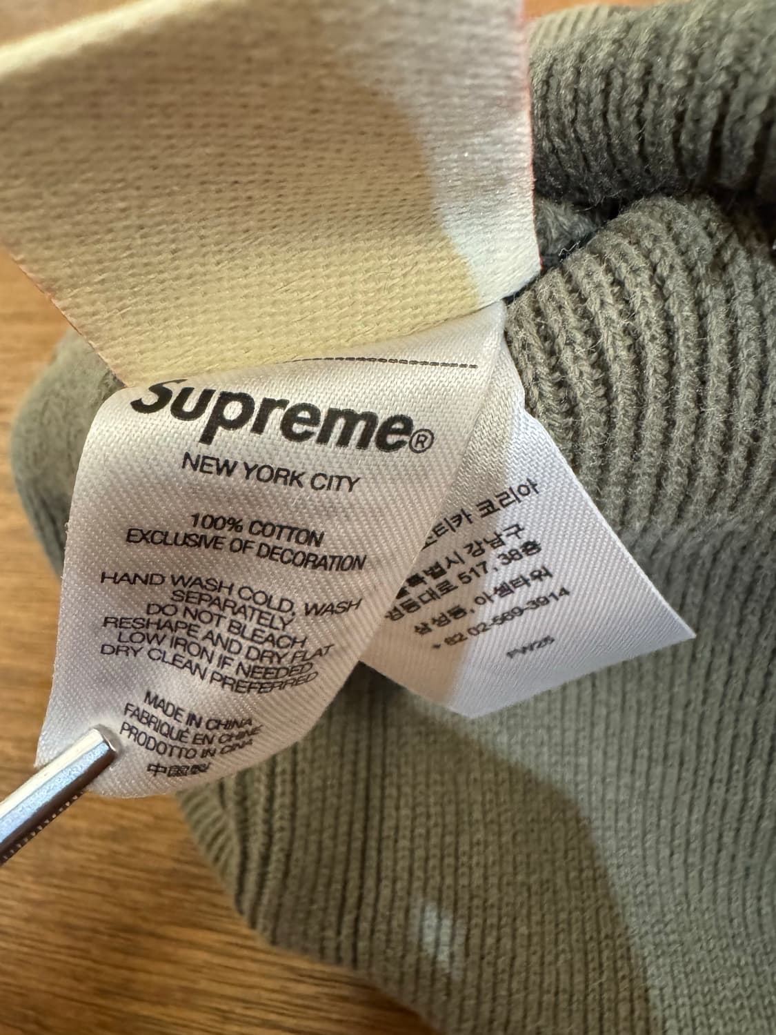 [OS] 슈프림 x 트루릴리전 비니 올리브 카모   상품이미지5