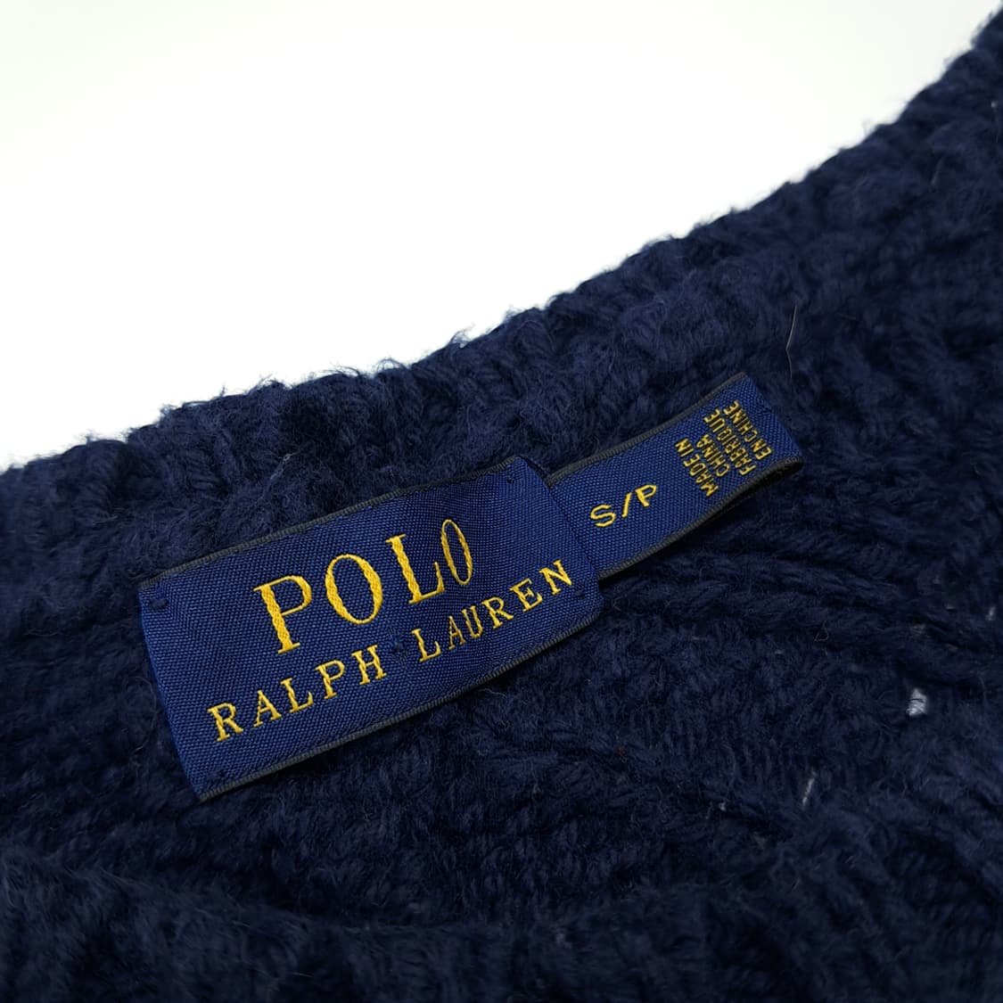 CL098 S 폴로 코튼 피셔맨 케이블 니트 상품이미지3