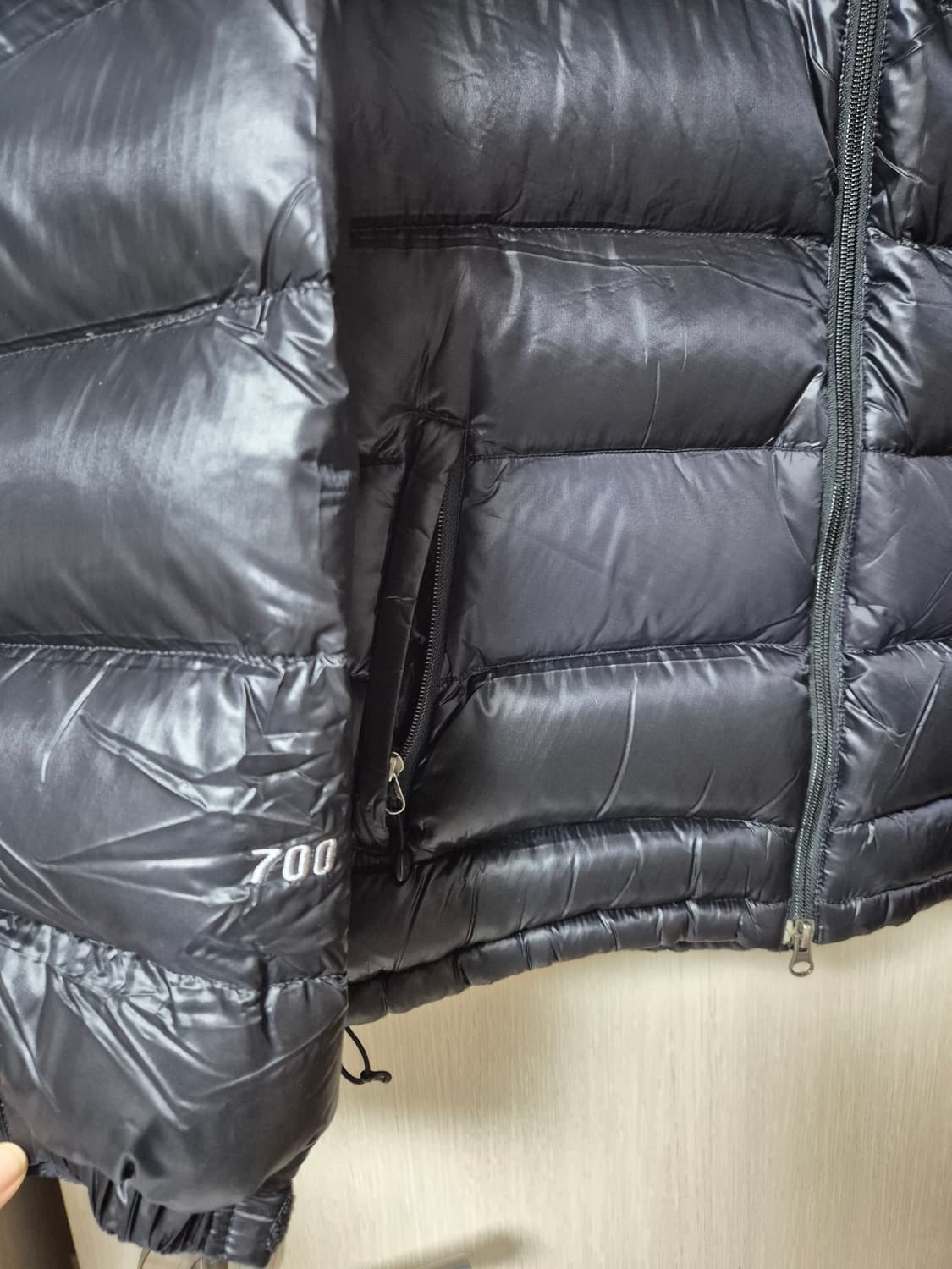 노스페이스 메트로 700 구스다운 95 남성 블랙 상품이미지3