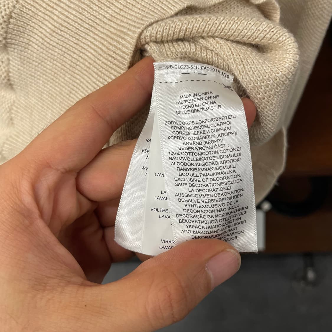 폴로 랄프로렌 신형 라벨 피마 코튼 하프 집업 니트 스웨터 상품이미지8