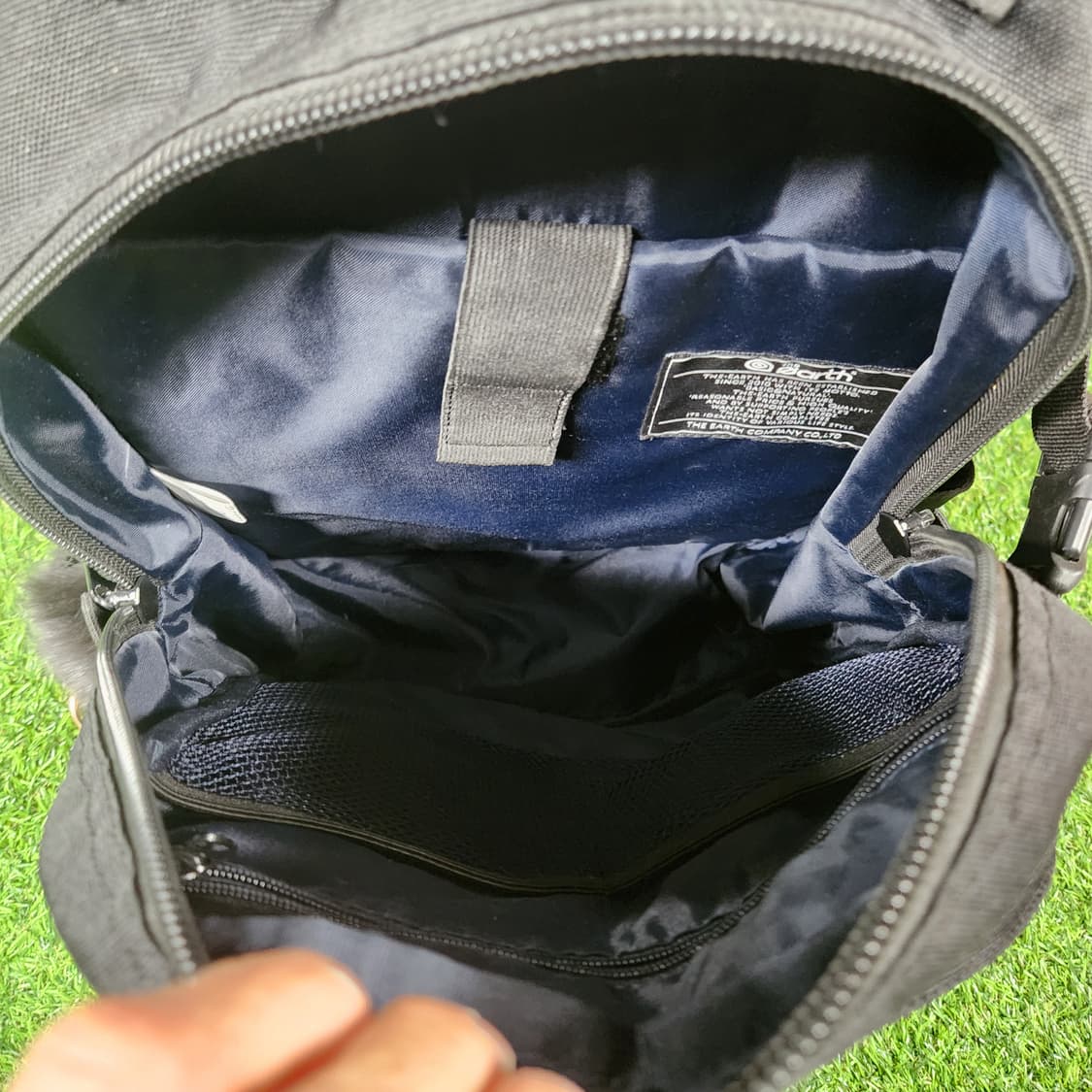 the earth 스트릿 백팩 | 그래피티 레터링 포인트 상품이미지6