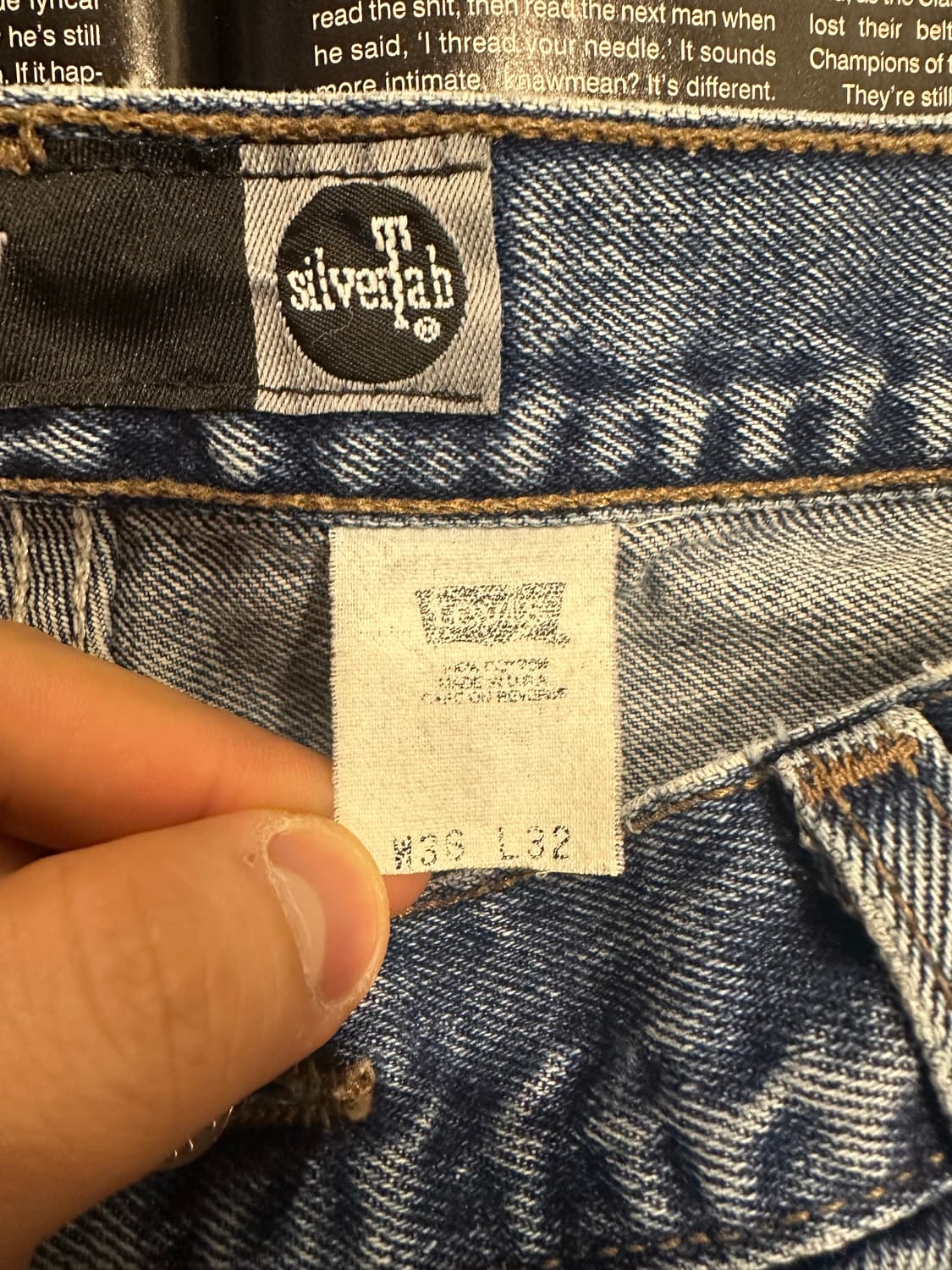 빈티지 90s 리바이스 실버탭 배기 데님 팬츠 상품이미지4