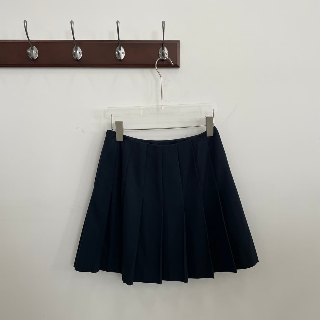 크리스찬 디올 블랙 플리츠 미니 스커트 상품이미지2
