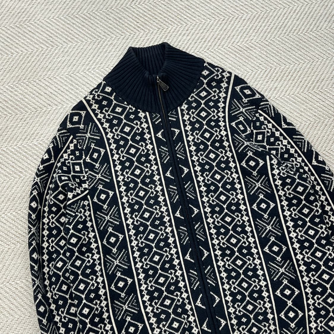 타미힐피거 에스닉 패턴 니트집업 r2501 상품이미지3