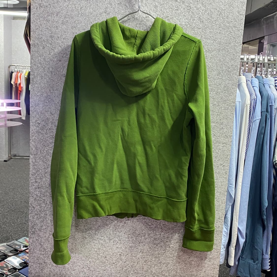 홀리스터 아치로고 그린 후드집업 B3136 상품이미지4