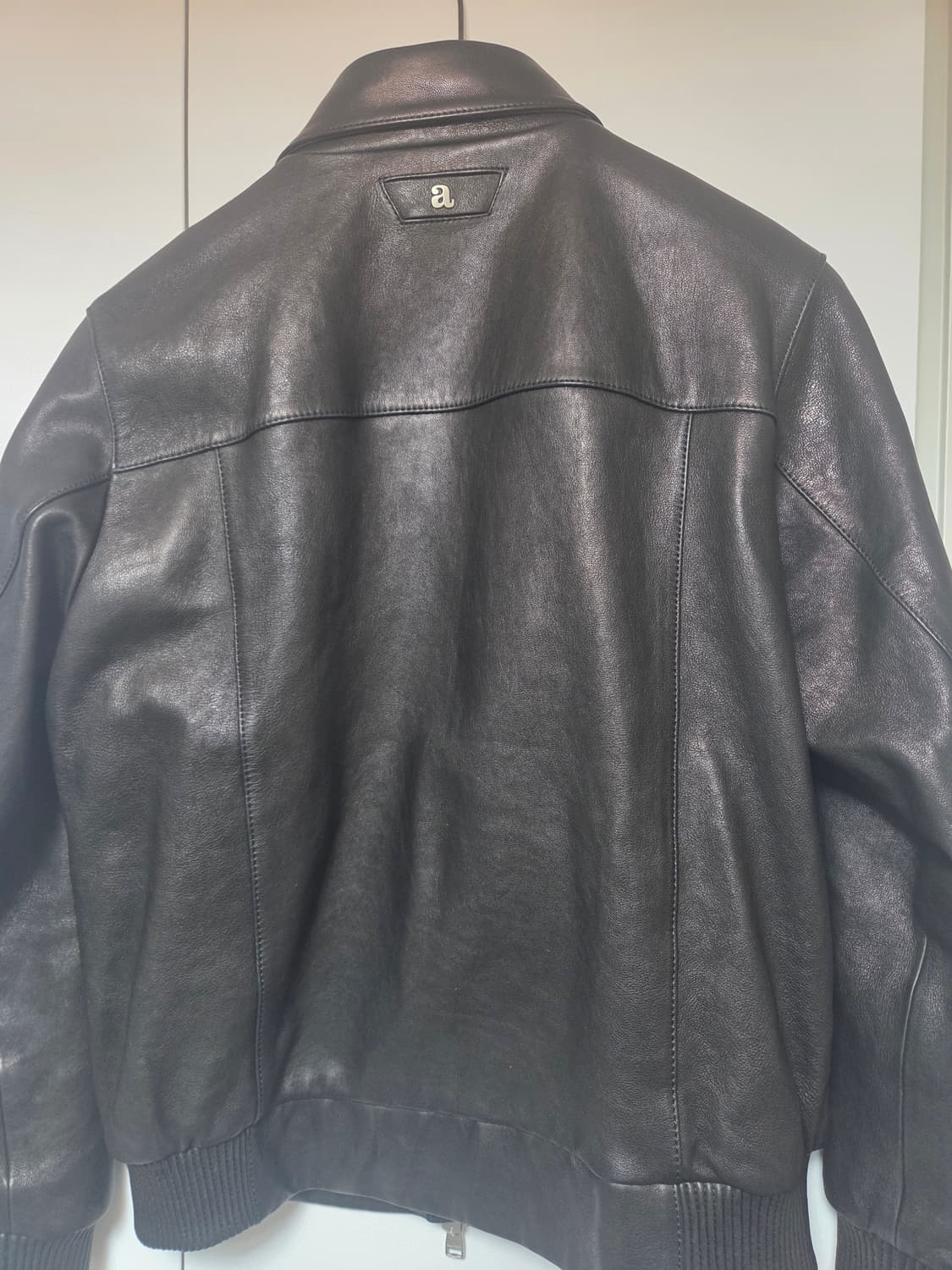 알레그리 올 레더 자켓 상태최상 a로고 상품이미지5