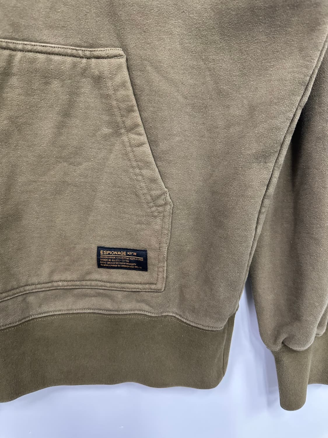 에스피오나지 카키 후드티 상품이미지3