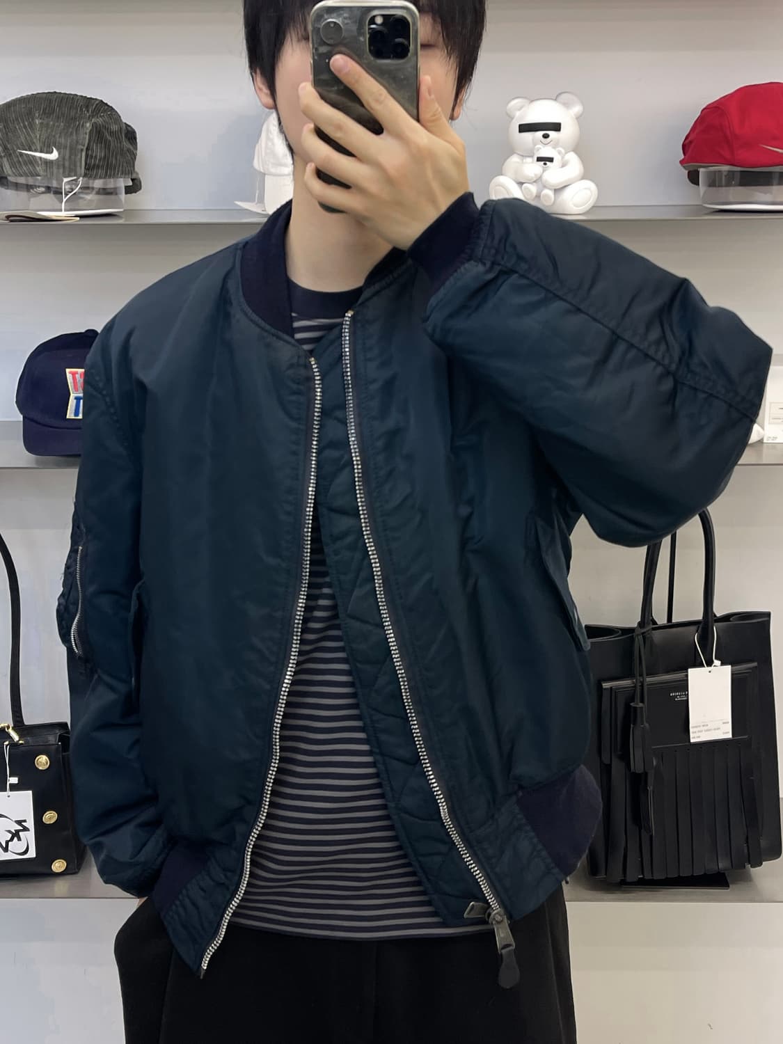 알파인더스트리 U.S.A.F Ma-1 플라이트 자켓 상품이미지2