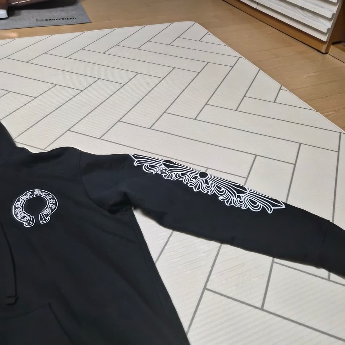 크롬하츠 후드티 홀스슈 플로랄 후드티 XL 상품이미지6