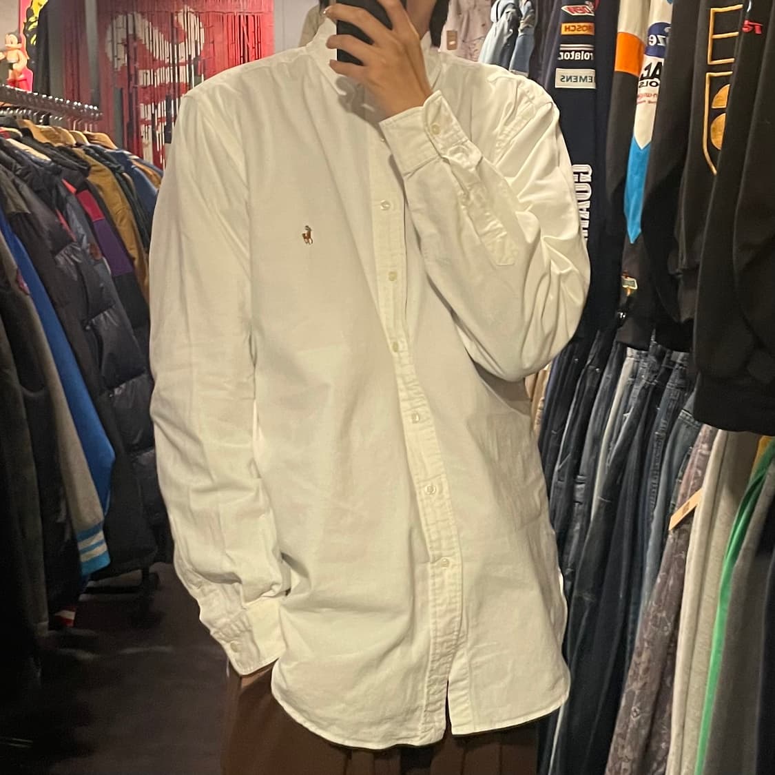 [IM] Polo 폴로랄프로렌 화이트 긴팔셔츠 상품이미지5