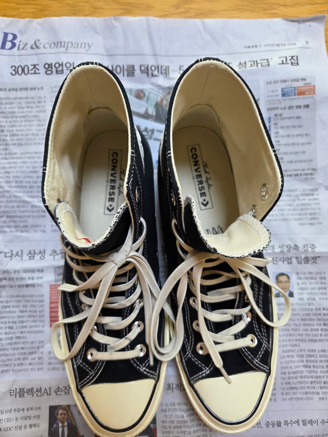 컨버스 척70 하이 블랙 / 162050C 상품이미지2