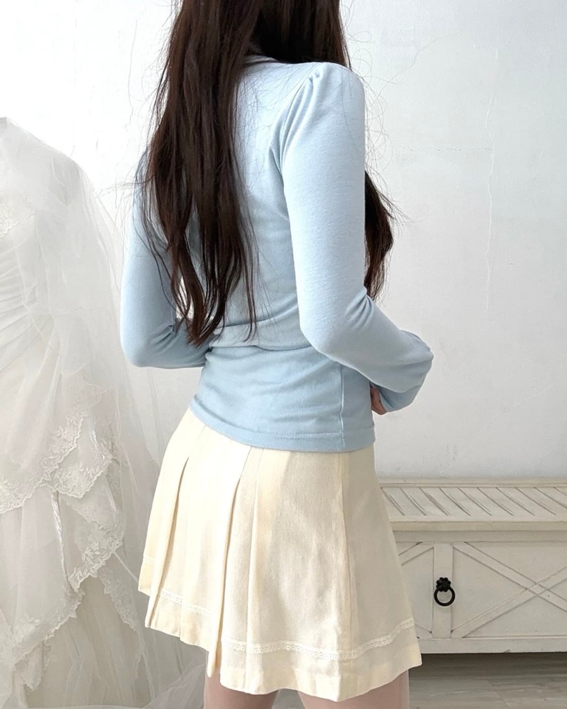 Butter ivory wool skirt 상품이미지9