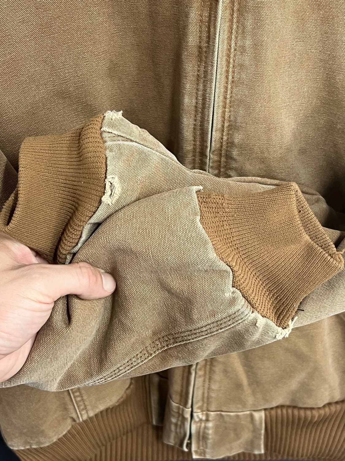 Carhartt  칼하트 J130 브라운 덕 액티브 워크 자켓 상품이미지5