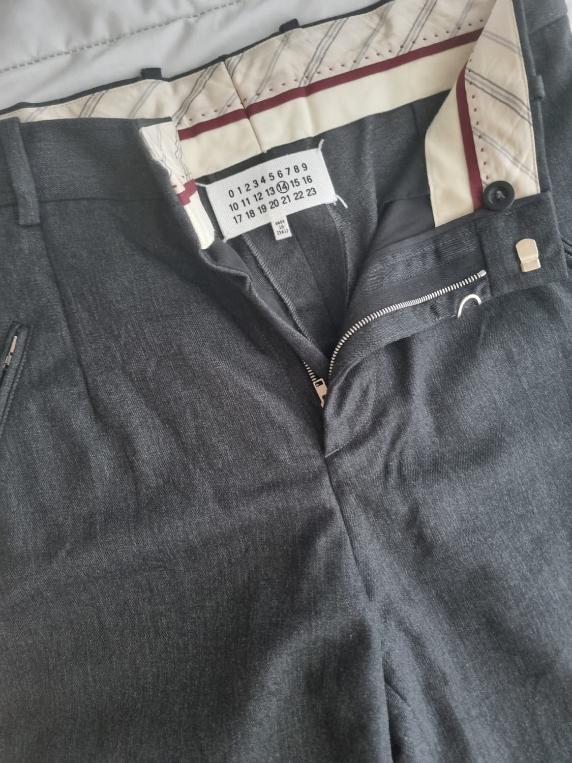 Maison margiela zip pocket slacks 46 상품이미지4