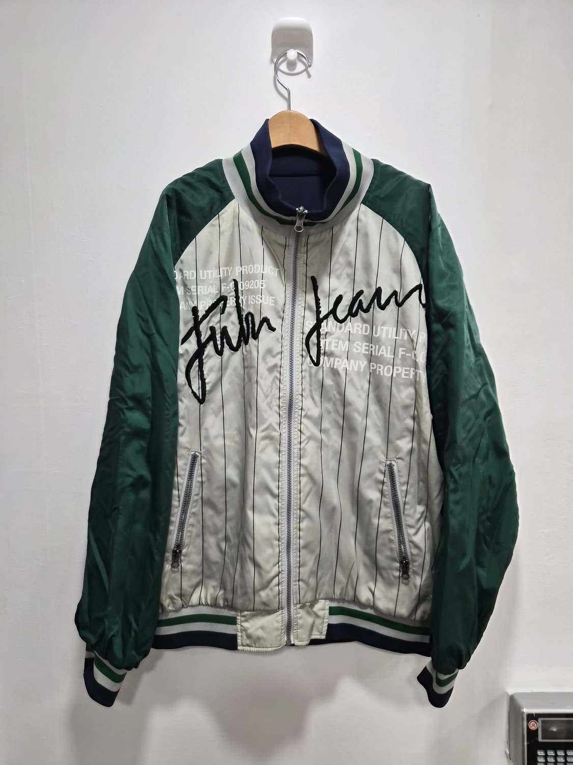 L/105) FUBU 푸부 올드스쿨 양면 점퍼 팝니다 상품이미지1