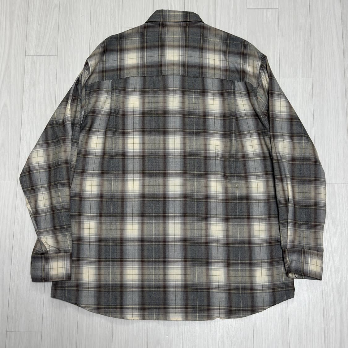 오라리 AURALEE 22AW 울 체크 셔츠 5사이즈 상품이미지6