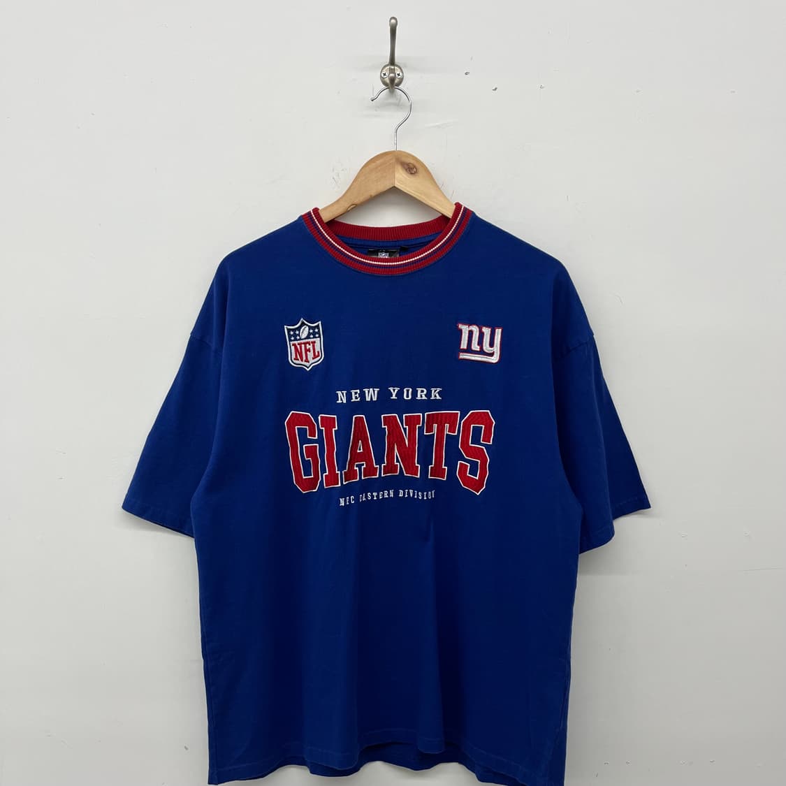 NFL 뉴욕 자이언츠 반팔 티셔츠 블루 남성M 상품이미지1