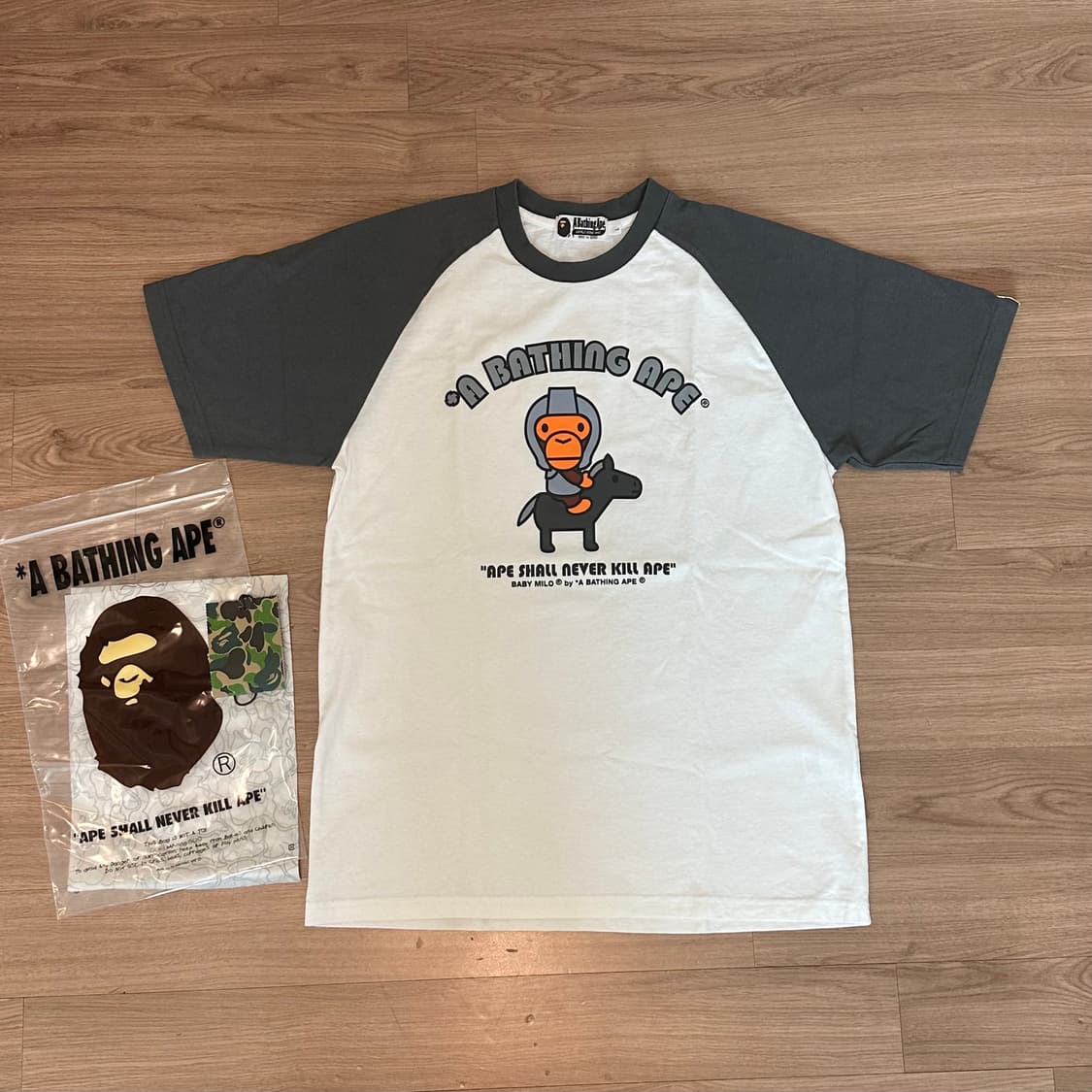 베이프 Bape 25주년 베이비 마일로 반팔티 L 상품이미지1