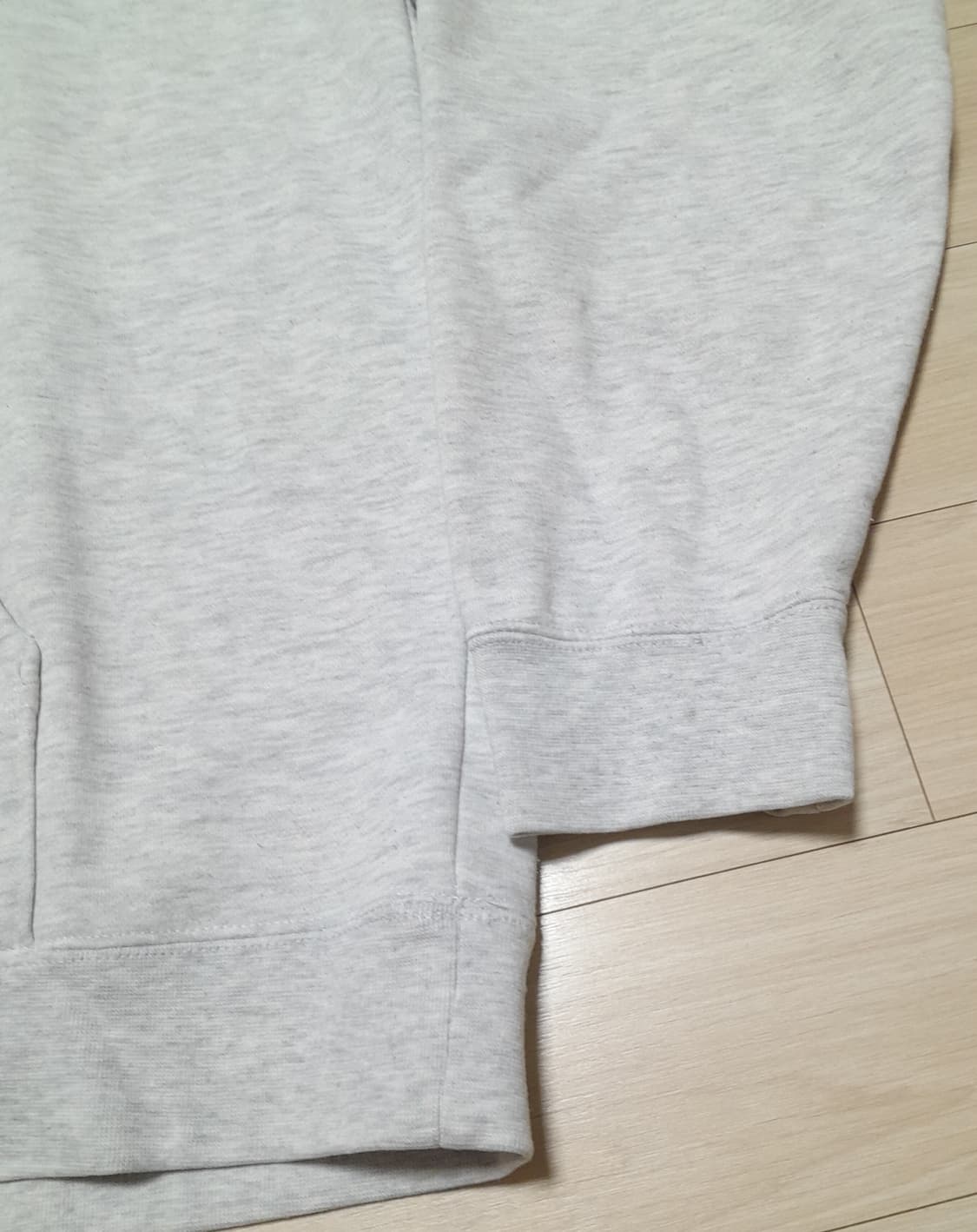 💥오베이 박스로고 후드 그레이 (XL) 
 상품이미지5