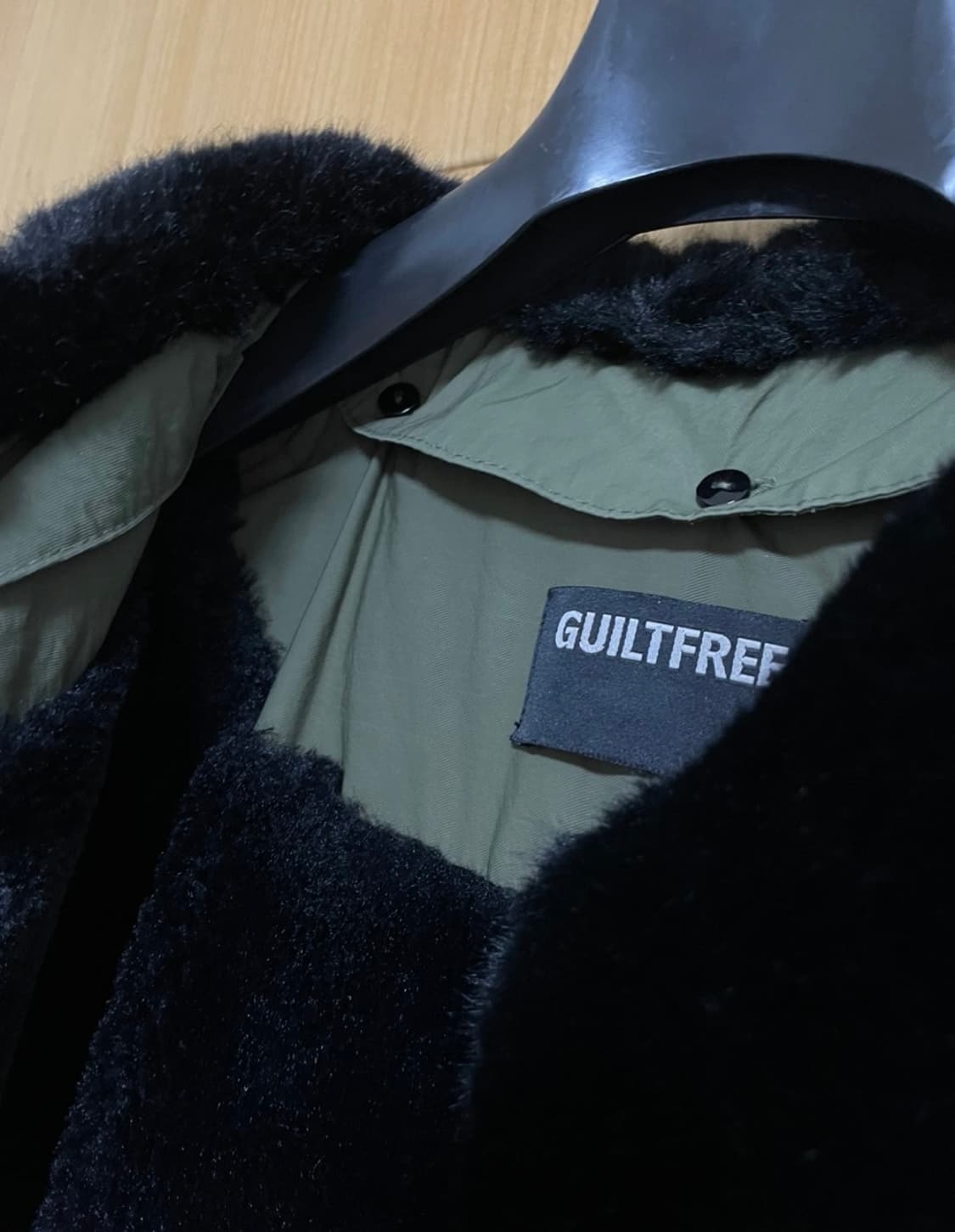 길트프리 카키 롱패딩 상품이미지4