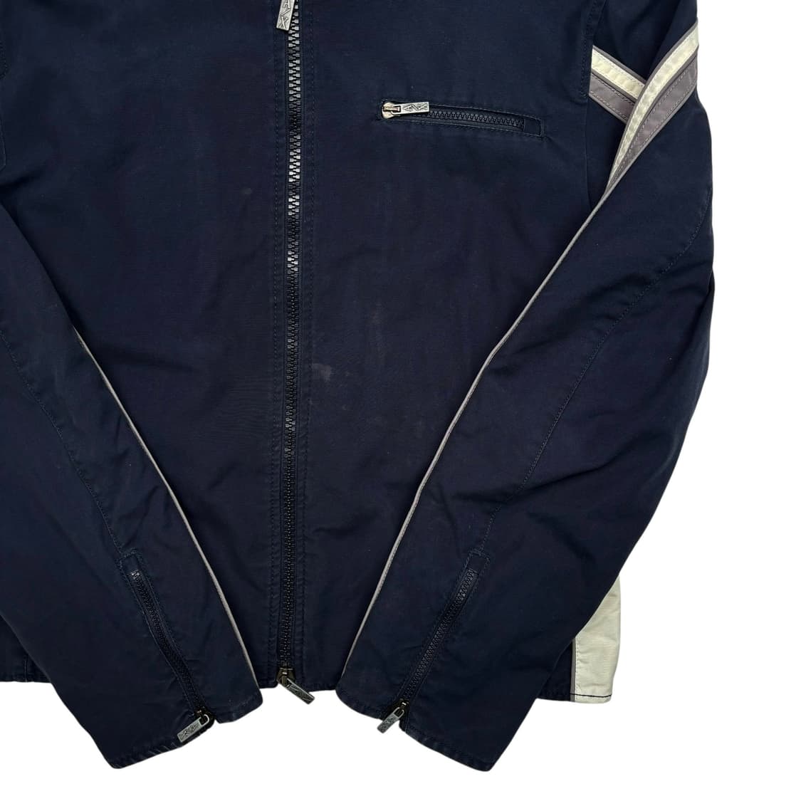 아르마니 익스체인지 파이핑 싱글 라이더 자켓 L 상품이미지3