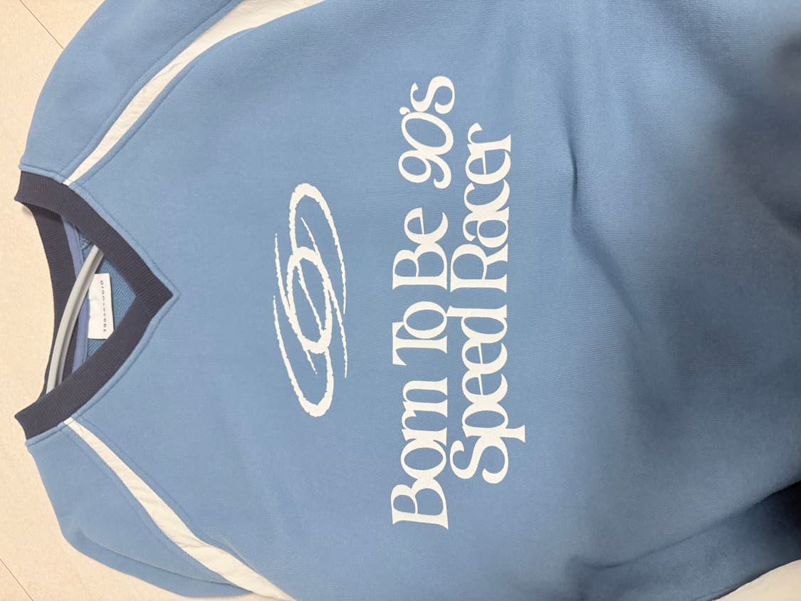 1993 스튜디오 스피드레이서 레글런 스웨트셔츠_빈티지블루 상품이미지6
