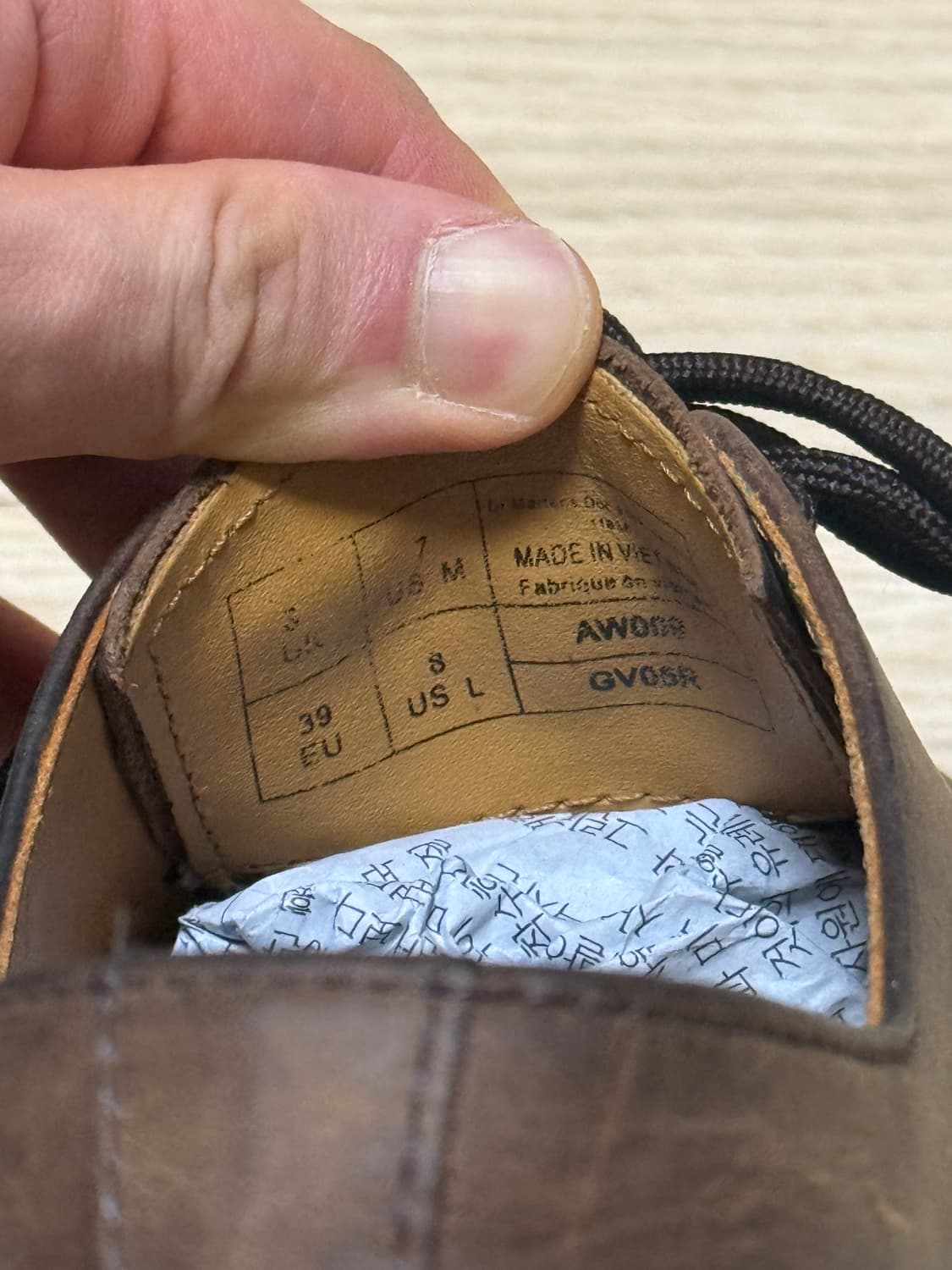 uk6,250) 닥터마틴 1461 크레이지호스 브라운 상품이미지7