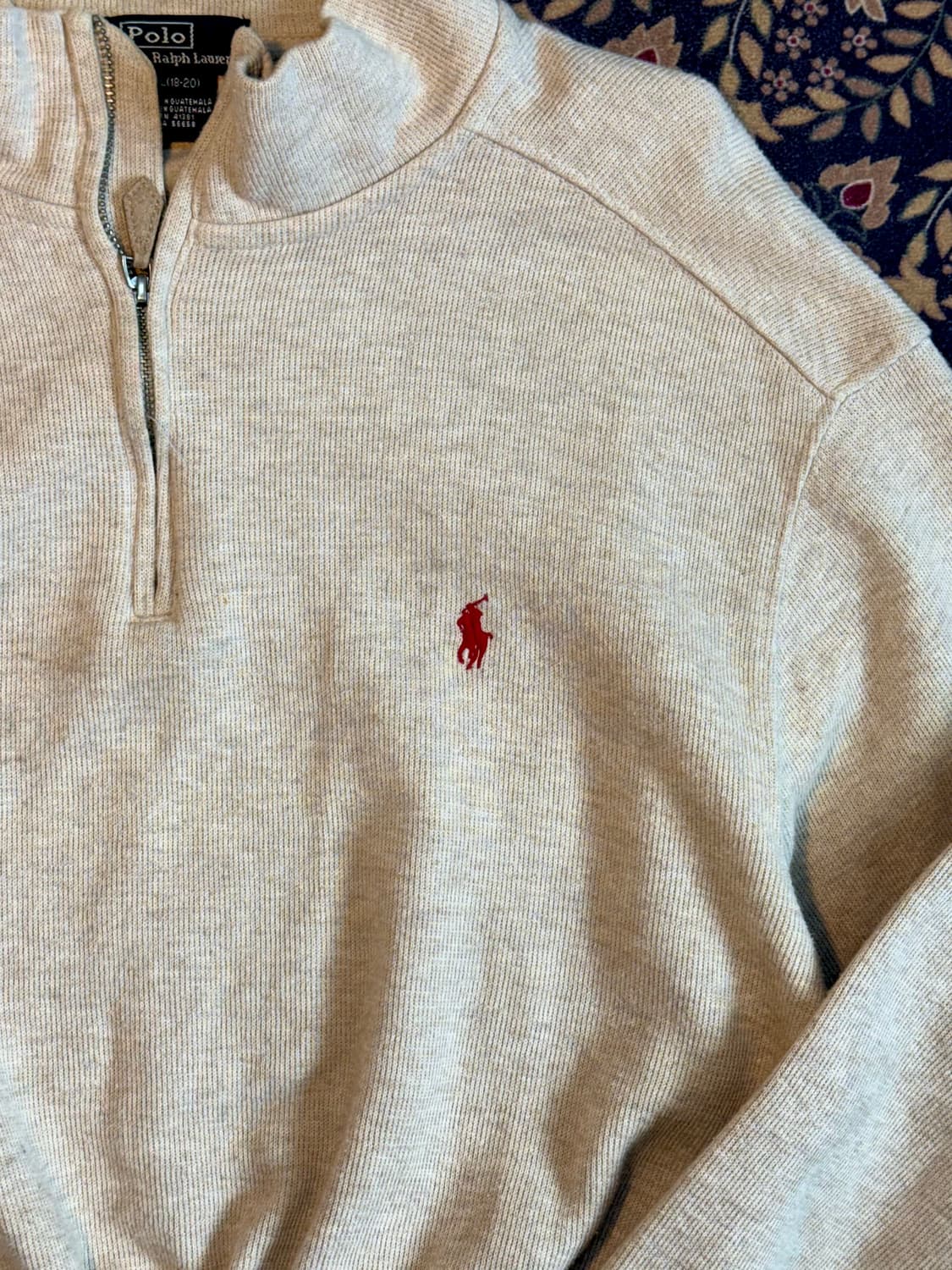 폴로 쿼터집업 크롭 커스텀 상품이미지2