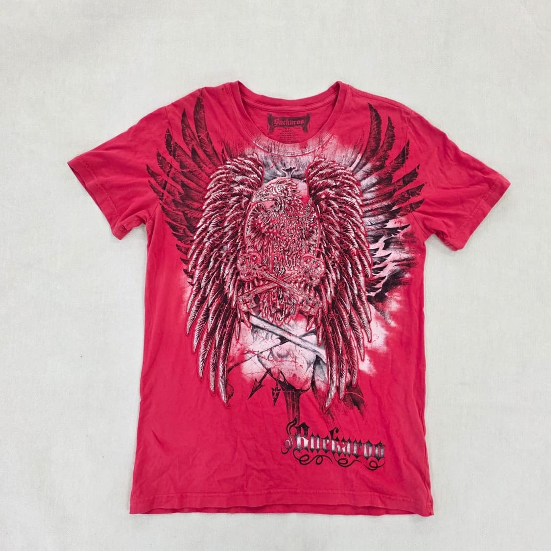 XL 버커루 독수리 이글윙 반팔티 0224J 상품이미지1