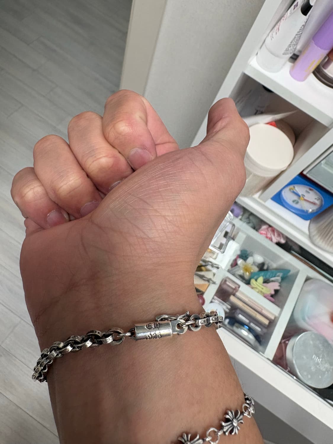 크롬하츠st 페이퍼체인 4mm 상품이미지1