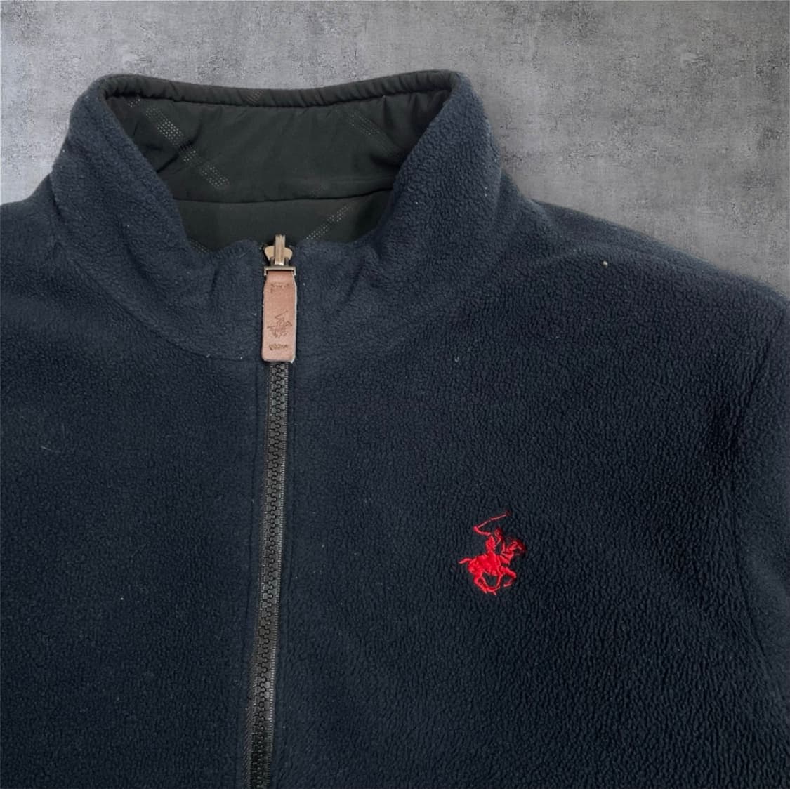 비버리힐스 폴로클럽 리버시블 양면 퀄팅 플리스 자켓 100 상품이미지6