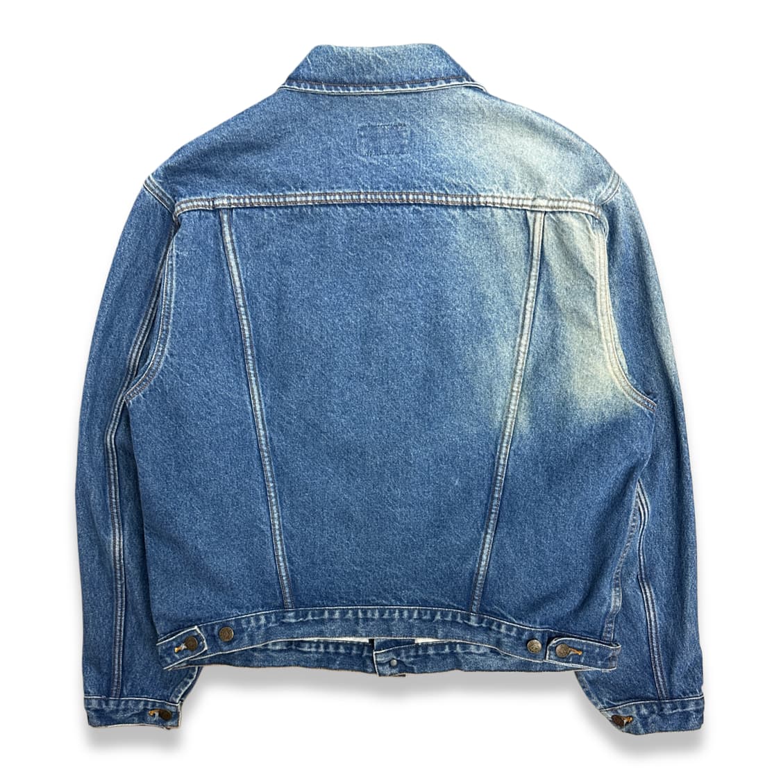 Late 80s Armani jeans 페이디드 데님 자켓 XL 상품이미지2