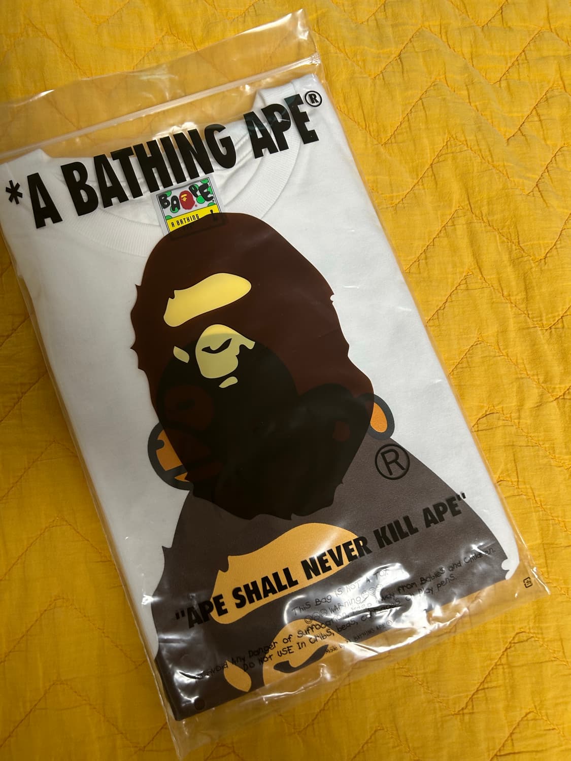 [M] 베이프 빅에이프 온 마일로 화이트 상품이미지2