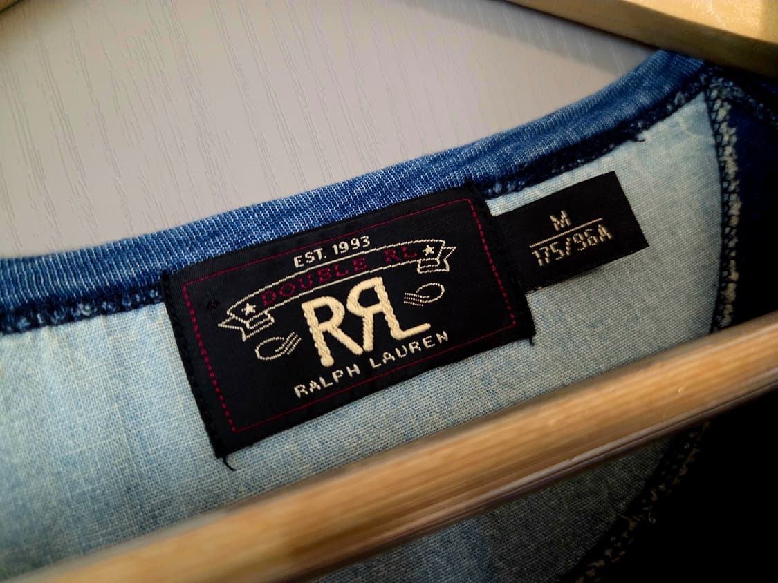 RRL 포켓 스트라이프 반팔 티셔츠 M 상품이미지3
