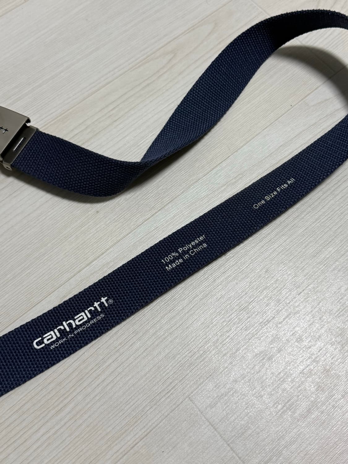 칼하트 WIP 클립 벨트 크롬 에어 포스 블루 상품이미지2